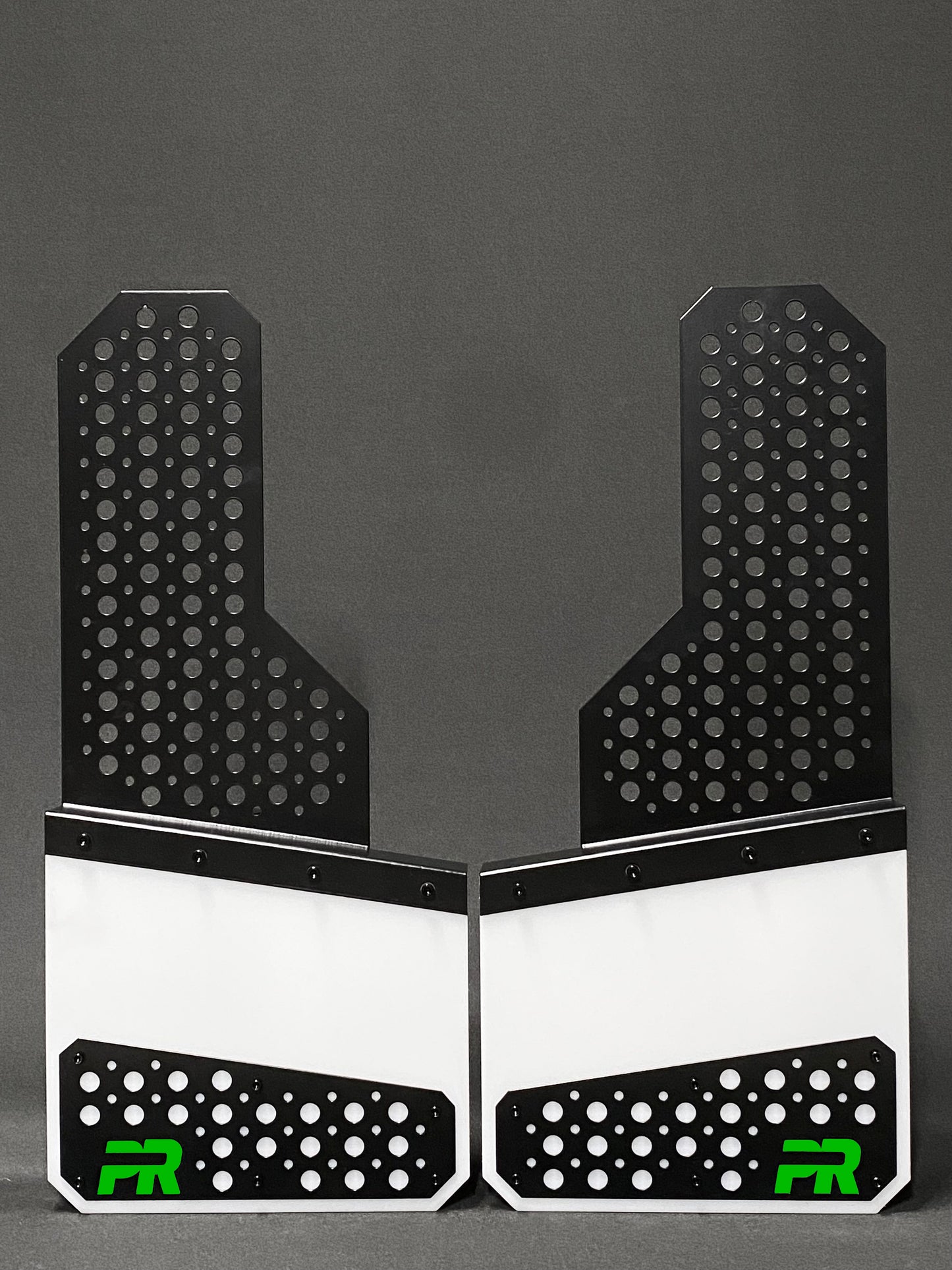 Buckshot Offset Protection Mudflaps BLK/WHT