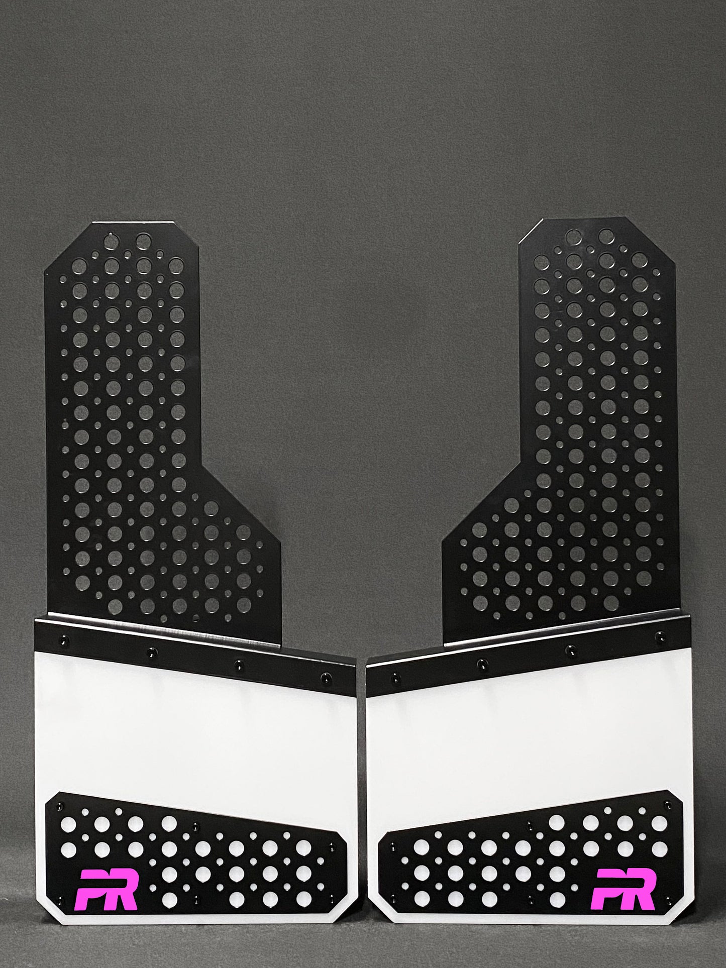 Buckshot Offset Protection Mudflaps BLK/WHT