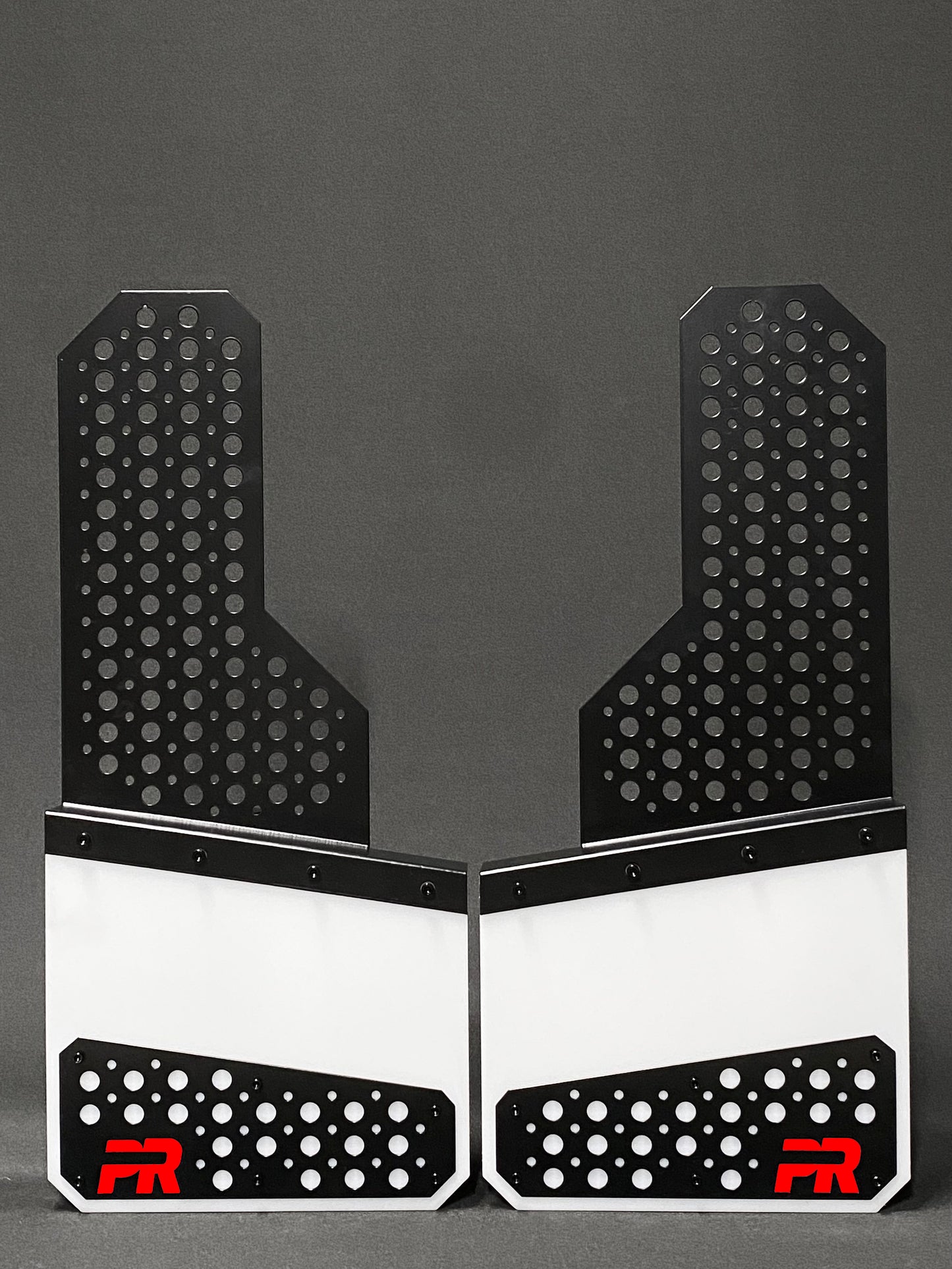 Buckshot Offset Protection Mudflaps BLK/WHT