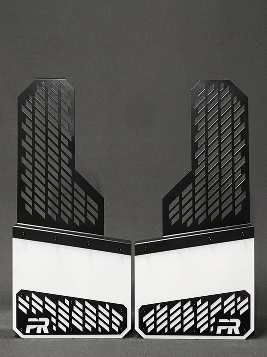 Shredder Offset Protection Mudflaps BLK/WHT